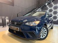 Usado Seat Ibiza Reference 95 CV (69 kW) 2018 Azul Utilitario