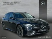 Usado Mercedes C300 AMG line 204 CV (150 kW) 2024 Negro Familiar