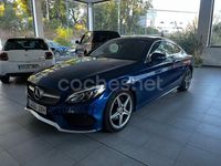 Usado Mercedes C220 170 CV (125 kW) 2017 Azul Coupe