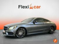 Usado Mercedes C220 AMG line 170 CV (125 kW) 2016 Gris Coupe