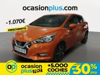 Usado Nissan Micra S 90 CV (66 kW) 2017 Naranja Utilitario