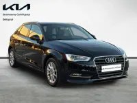 Usado Audi A3 Advanced Plus 110 CV (80 kW) 2015 Negro Berlina