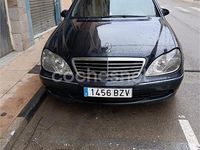 Usado Mercedes S320 197 CV (144 kW) 2002 Negro Berlina