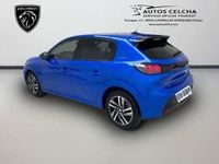 Usado Peugeot 208 Allure 100 CV (73 kW) 2021 Azul Utilitario