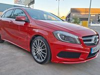 Usado Mercedes A220 AMG line 170 CV (125 kW) 2014 Rojo Berlina