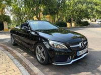 Usado Mercedes C200 184 CV (135 kW) 2018 Negro Descapotable