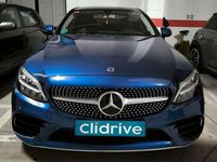 Usado Mercedes C200 150 CV (110 kW) 2018 Azul Berlina