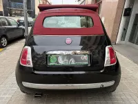 Usado Fiat 500C Lounge 69 CV (50 kW) 2015 Negro Descapotable