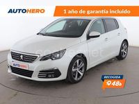 Usado Peugeot 308 Allure 130 CV (95 kW) 2018 Blanco Berlina