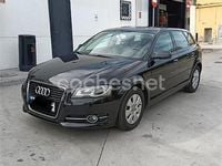 Usado Audi A3 Ambition 105 CV (77 kW) 2012 Negro Berlina