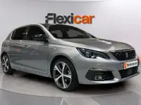 Usado Peugeot 308 GT-line 131 CV (96 kW) 2019 Gris Berlina