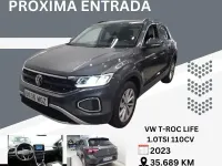 Usado VW T-Roc Life 110 CV (80 kW) 2023 Gris / plata SUV