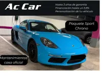 Käytetty Porsche 718 Cayman 299 HP (219 kW) 2019 Sininen Coupe - kaksiovinen