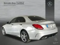 Usado Mercedes C220 AMG 170 CV (125 kW) 2016 Plata iridio Berlina