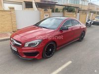 Usado Mercedes CLA220 AMG line 170 CV (125 kW) 2013 Rojo Berlina