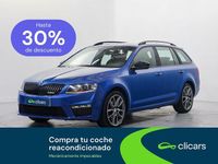 Usado Skoda Octavia RS 184 CV (135 kW) 2016 Azul Utilitario