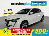 Usado Peugeot 208 Allure 100 CV (73 kW) 2020 Blanco Utilitario