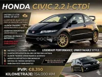 Usado Honda Civic Type S 140 CV (102 kW) 2008 Negro Berlina