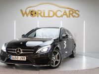 Usado Mercedes C220 170 CV (125 kW) 2016 Negro Familiar