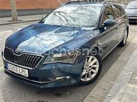Usado Skoda Superb Ambition 150 CV (110 kW) 2017 Azul Familiar