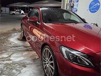 Usado Mercedes C220 170 CV (125 kW) 2018 Granate Coupe