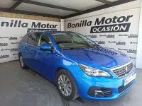 Usado Peugeot 308 SW Allure 130 CV (95 kW) 2021 Azul Familiar