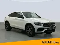 Usado Mercedes GLC300 AMG line 245 CV (180 kW) 2021 Blanco Coupe