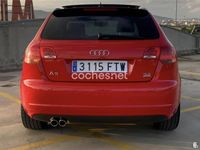 Usado Audi A3 Ambition 250 CV (183 kW) 2007 Rojo Berlina