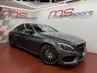 Usado Mercedes C220 AMG line 170 CV (125 kW) 2016 Gris / plata Coupe