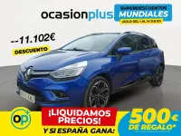 Usado Renault Clio Zen 120 CV (88 kW) 2018 Azul Familiar