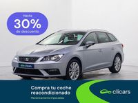 Usado Seat Leon XCELLENCE 130 CV (95 kW) 2020 Gris Familiar