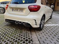 Usado Mercedes A200 AMG line 136 CV (100 kW) 2017 Blanco Berlina