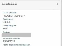Usado Peugeot 3008 Style 115 CV (84 kW) 2015 Beige Familiar
