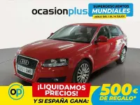 Usado Audi A3 Sportback Ambiente 125 CV (91 kW) 2009 Rojo Utilitario