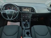 Usado Seat Leon Style 110 CV (80 kW) 2016 Negro Berlina
