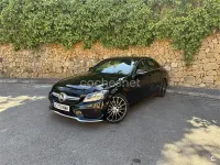 Usado Mercedes C200 AMG line 184 CV (135 kW) 2014 Negro Berlina