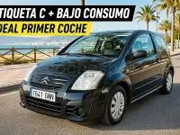 Usado Citroën C2 61 CV (44 kW) 2009 Negro Utilitario