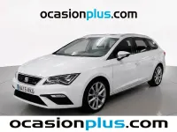 Usado Seat Leon FR 125 CV (91 kW) 2018 Blanco Monovolumen