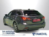Usado Mazda 6 Luxury 175 CV (128 kW) 2018 Gris / plata Familiar