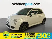Usado Fiat 500 S 69 CV (50 kW) 2015 Blanco Descapotable