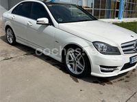 Usado Mercedes C180 120 CV (88 kW) 2013 Blanco Berlina