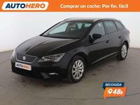 Usado Seat Leon Style 105 CV (77 kW) 2015 Negro Utilitario