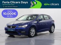Usado Seat Leon Style 110 CV (80 kW) 2018 Azul Berlina