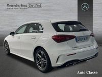 Usado Mercedes A200 AMG line 150 CV (110 kW) 2023 Blanco polar Berlina