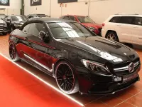 Usado Mercedes C63S AMG 510 CV (375 kW) 2017 Negro Descapotable