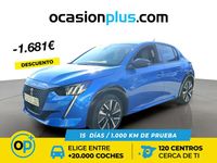 Usado Peugeot e-208 GTi 100 kW (136 CV) 2020 Azul Utilitario