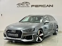 Usado Audi RS4 Exclusive 450 CV (330 kW) 2018 Gris / plata Familiar