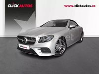 Usado Mercedes E220 194 CV (142 kW) 2019 Gris / plata Descapotable
