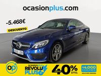 Usado Mercedes C250 AMG 204 CV (150 kW) 2017 Azul Coupe