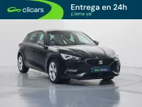 Usado Seat Leon FR 150 CV (110 kW) 2022 Negro Berlina